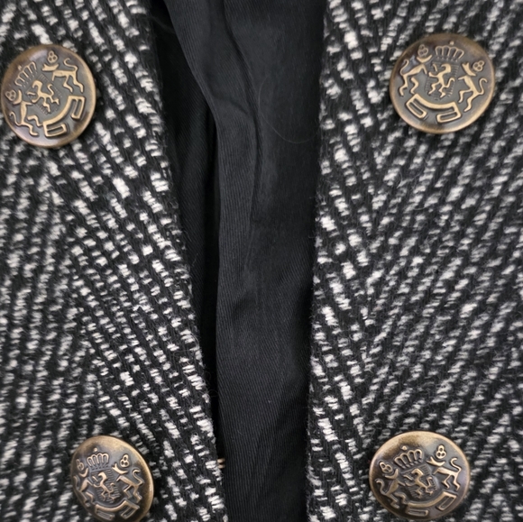 Free People Women's Layers  Crop‎ Fit Tweed Jacket XL - Picture 6 of 14